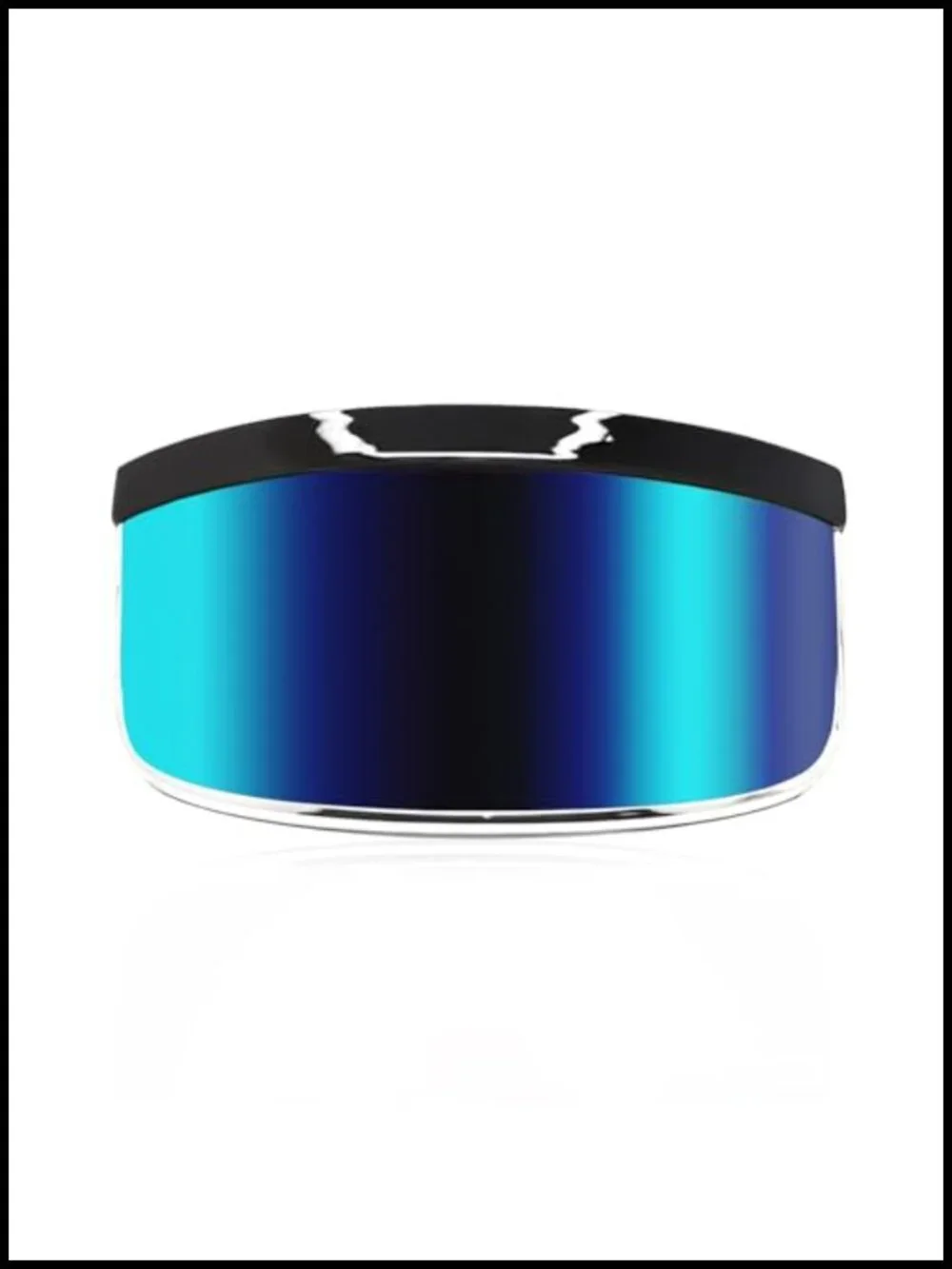 Mirror Visor Sunglasses Cyberpunk Full Face Shades Rave Festival UV Protection